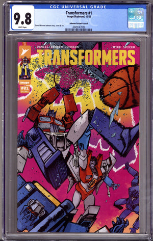Transformers 1 CGC 9.8 (NM/M) (2023) Johnson Exclusive Variant