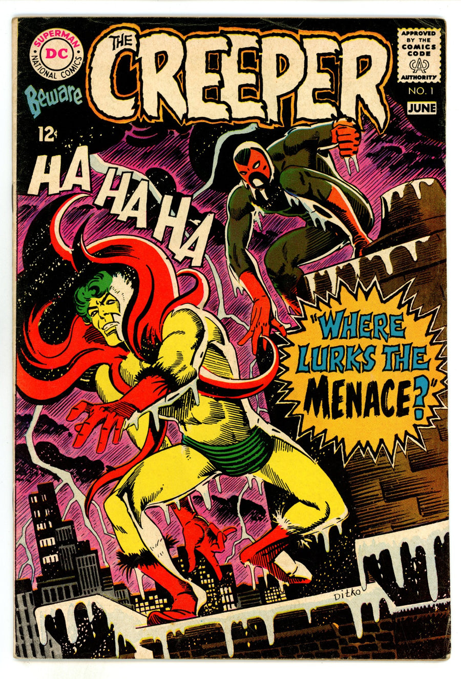 Beware the Creeper Vol 1 1 VG (4.0) (1968) 