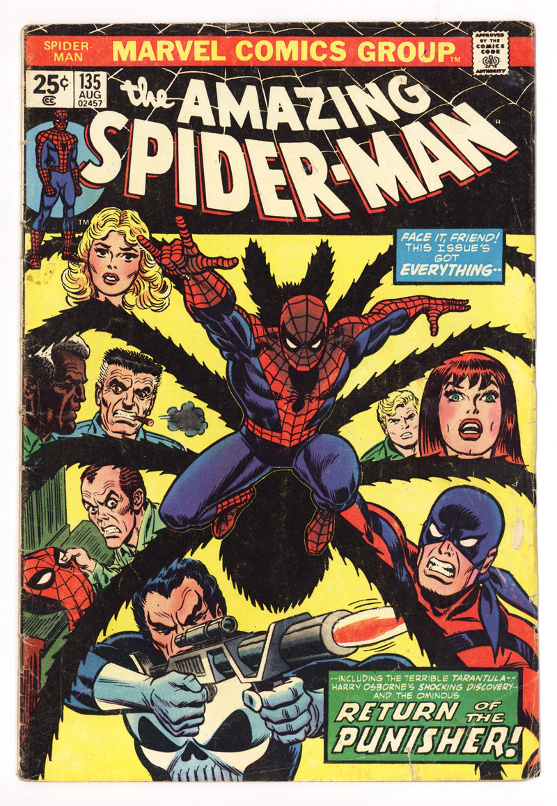 The Amazing Spider-Man Vol 1 135 GD+ (2.5) (1974) 