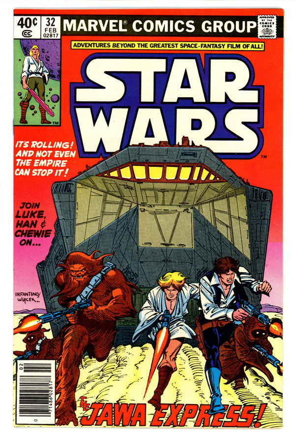 Star Wars Vol 1 32 NM- (9.2) (1980) Newsstand