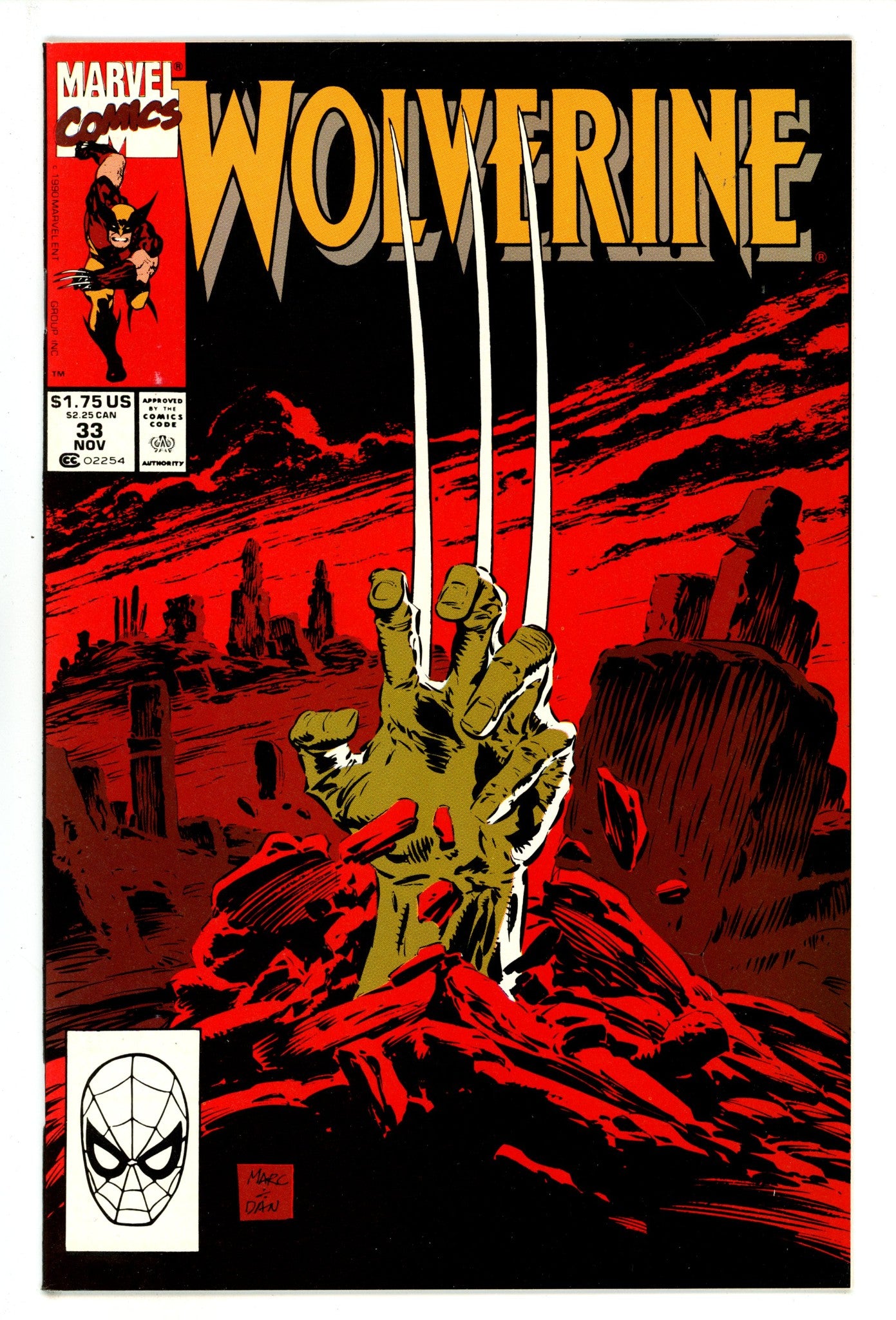 Wolverine Vol 2 33 High Grade (1990) 