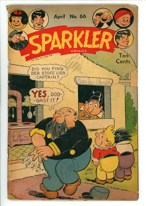 Sparkler Comics Vol 7 6 (66) GD (2.0) (1947) 