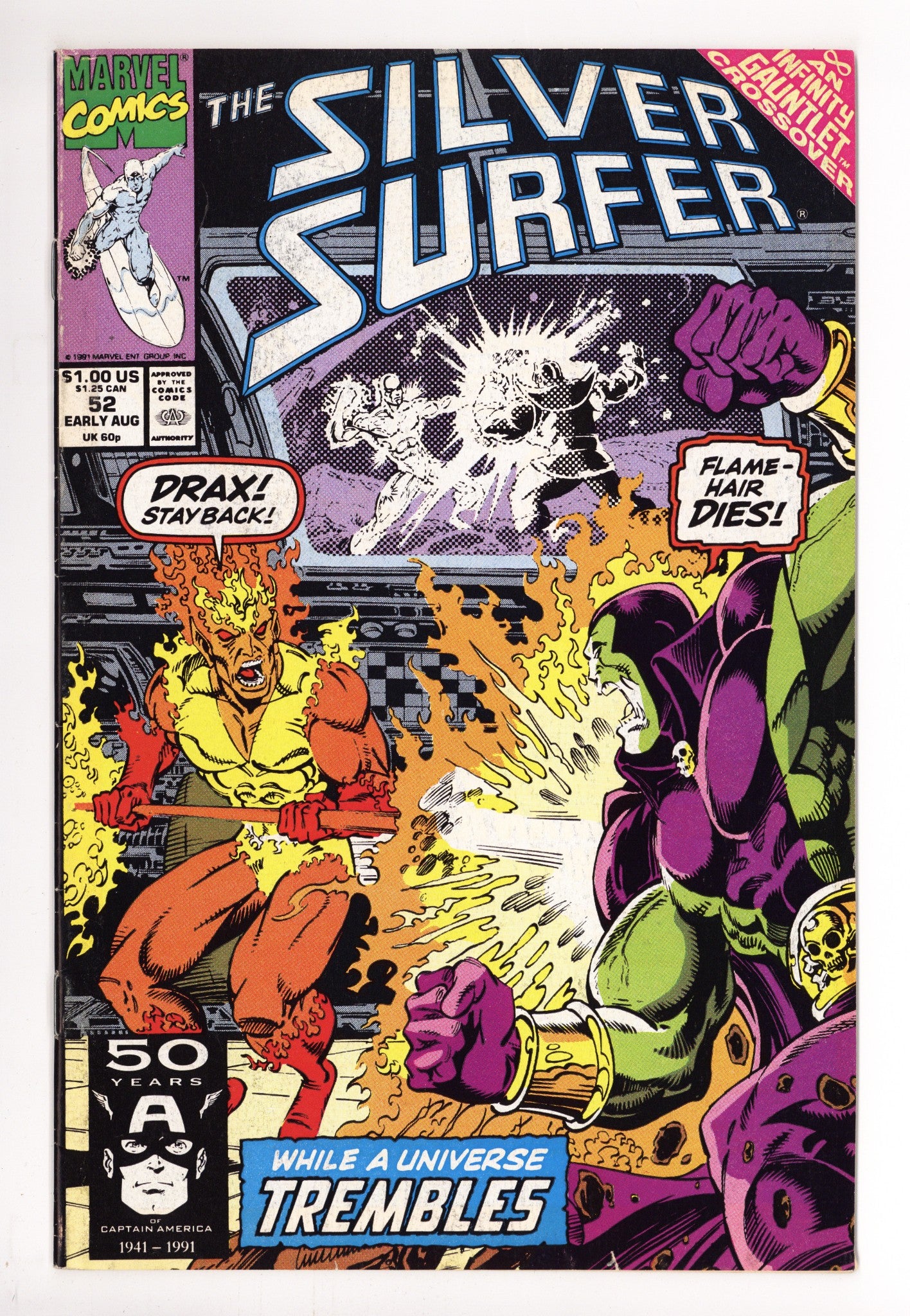 Silver Surfer Vol 3 52 Mid Grade (1991) 