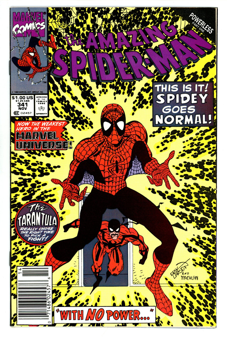 The Amazing Spider-Man Vol 1 341 FN (6.0) (1990) Newsstand 