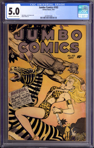 Jumbo Comics 103 CGC 5.0 (VG/FN) (1947)
