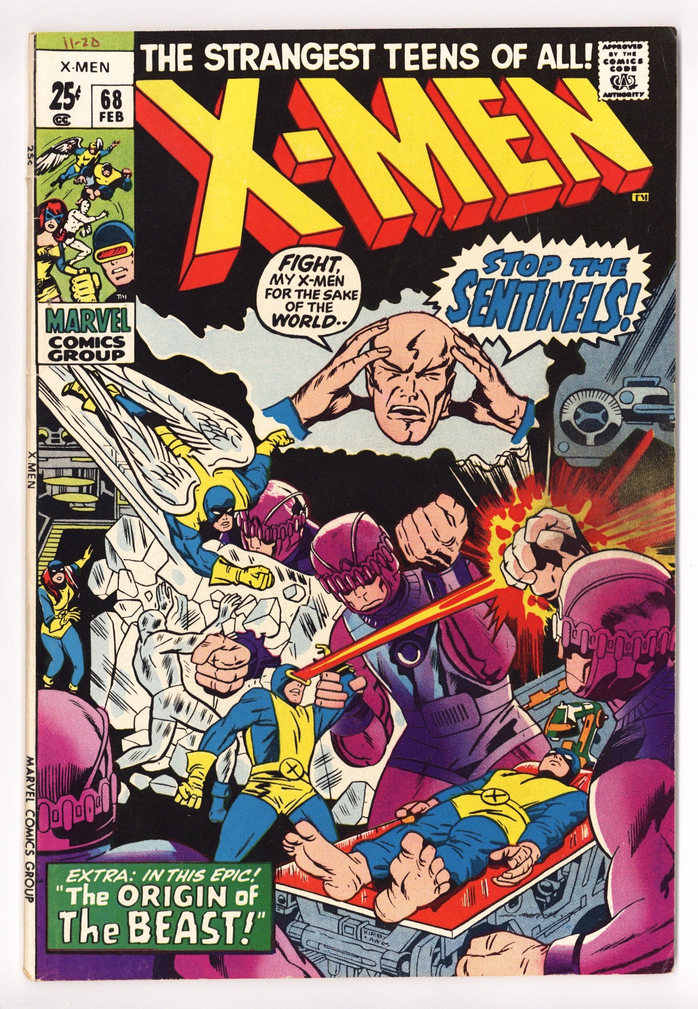 The X-Men Vol 1 68 FN+ (6.5) (1971) 
