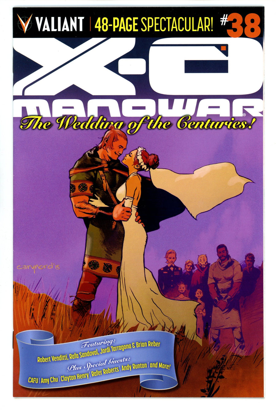 X-O Manowar Vol 3 38 High Grade (2015) Nord Variant 
