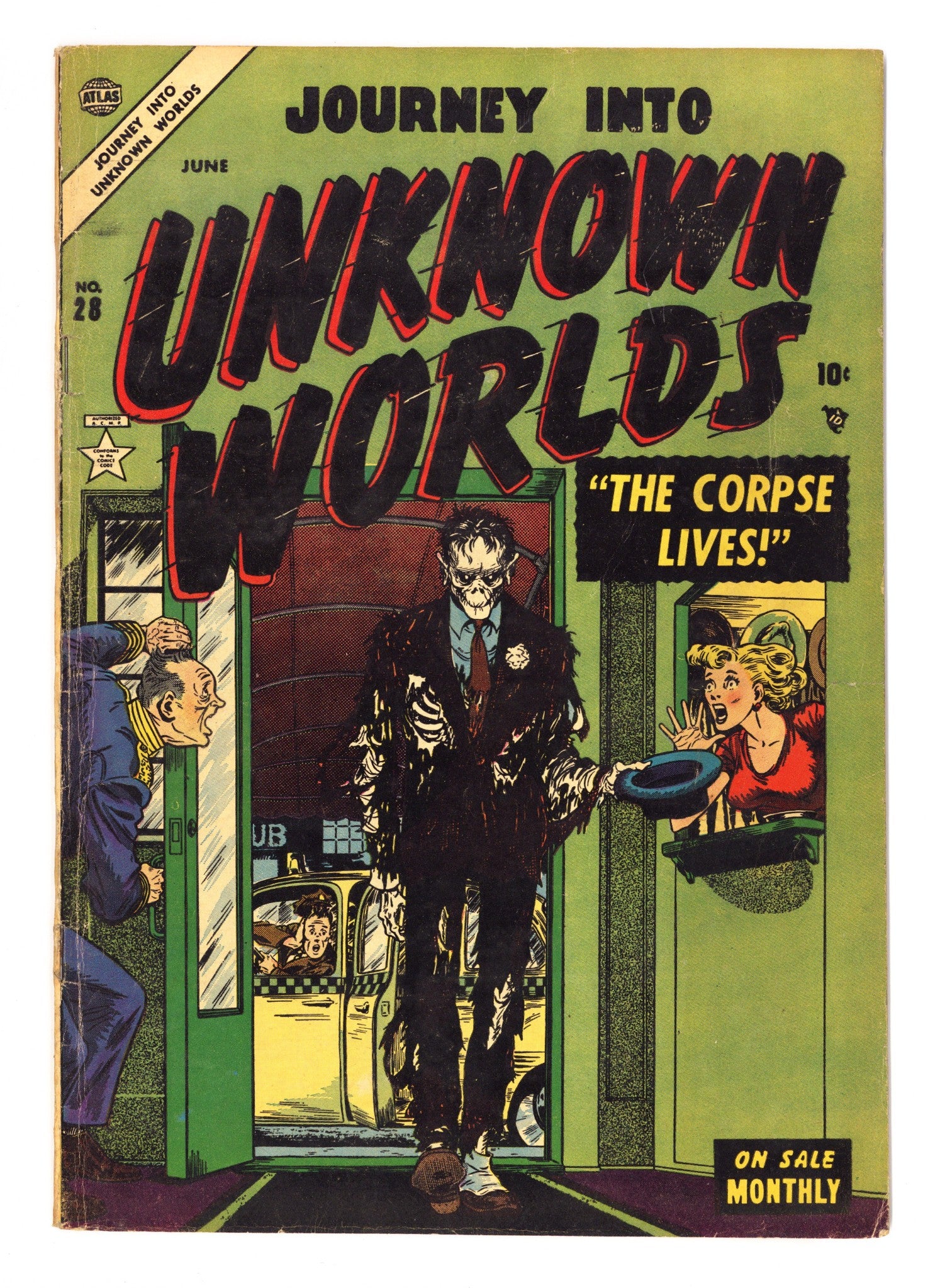 Journey into Unknown Worlds Vol 1 28 VG- (3.5) (1954) 