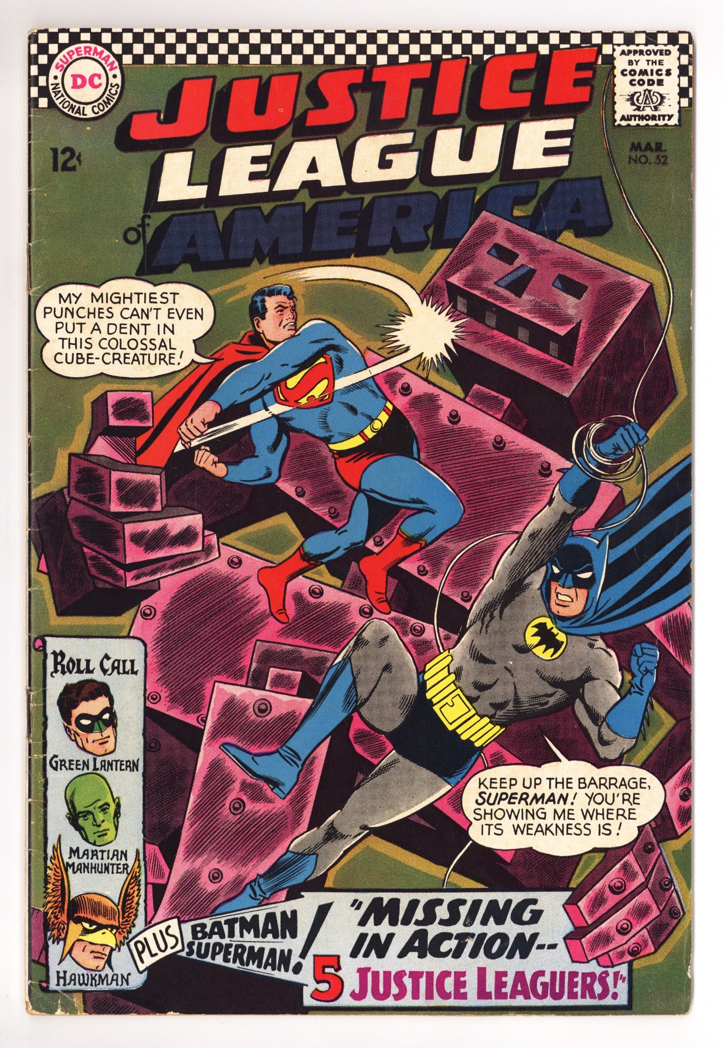 Justice League of America Vol 1 52 VG/FN (5.0) (1967) 