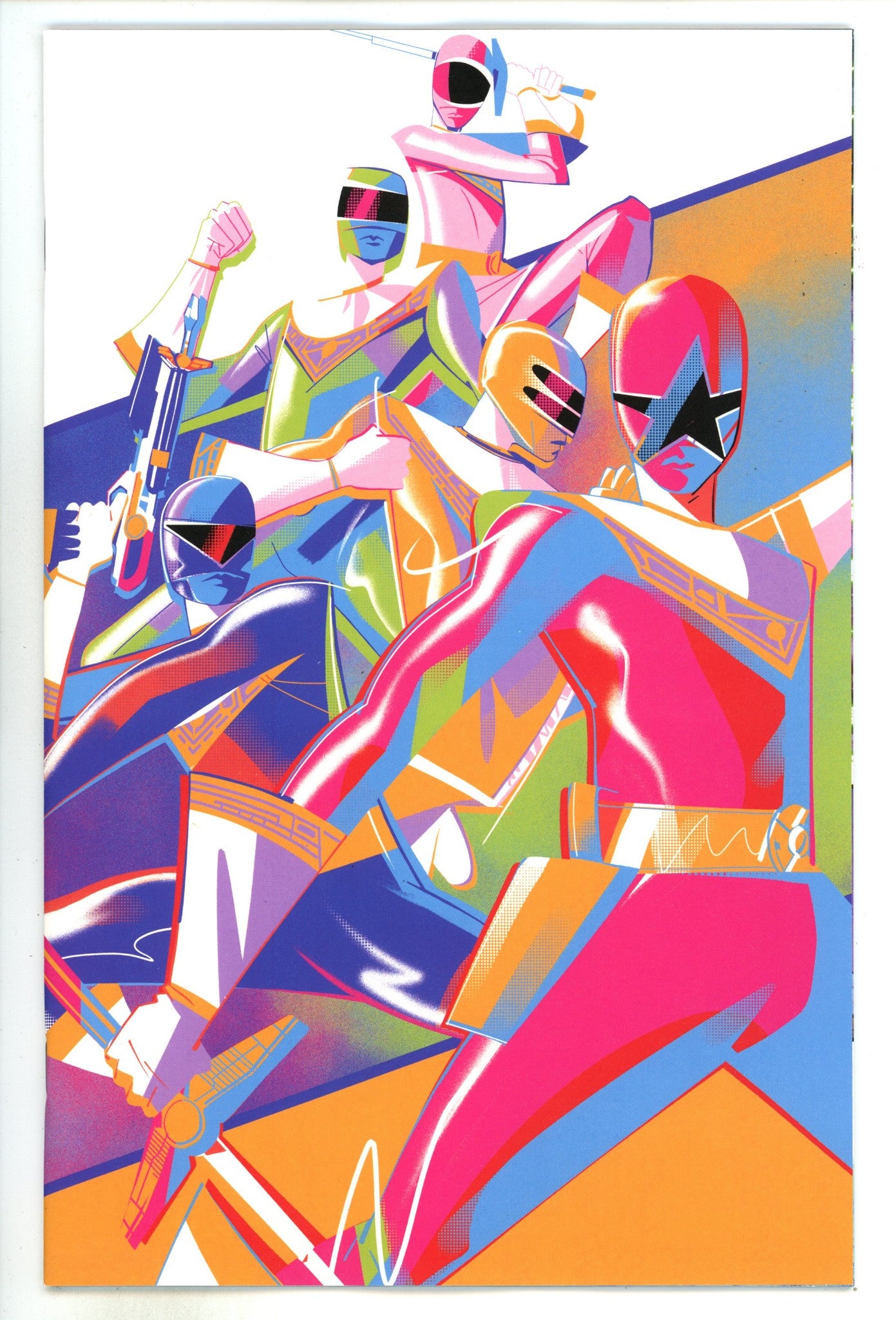 Power Rangers Across The Morphin Grid  1 Young  Virgin Incentive Variant NM-  (2024)