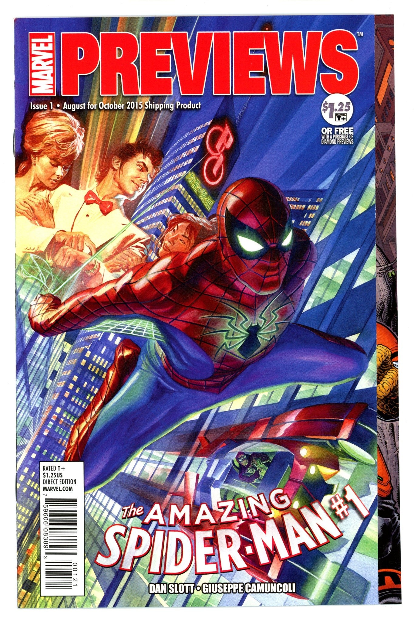Marvel Previews Vol 3 1 High Grade (2015) Ross Variant 