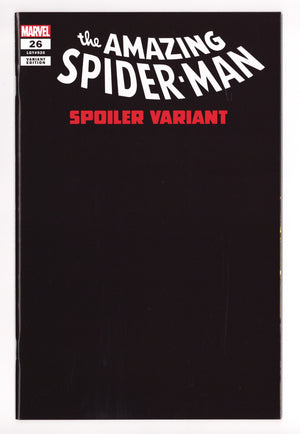 The Amazing Spider-Man Vol 6 26 (920) High Grade (2023) Frank Spoiler Variant