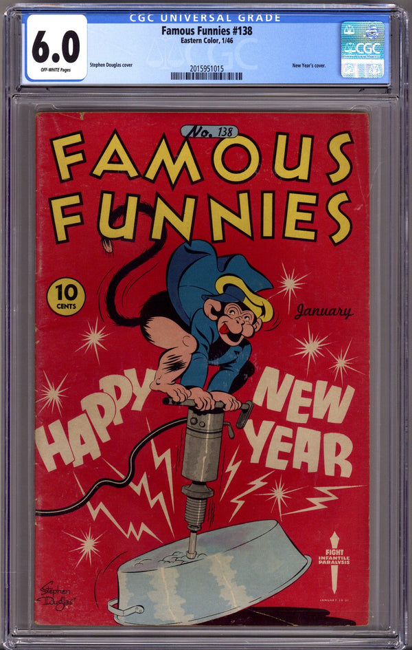 Famous Funnies 138 CGC 6.0 (FN) (1946)