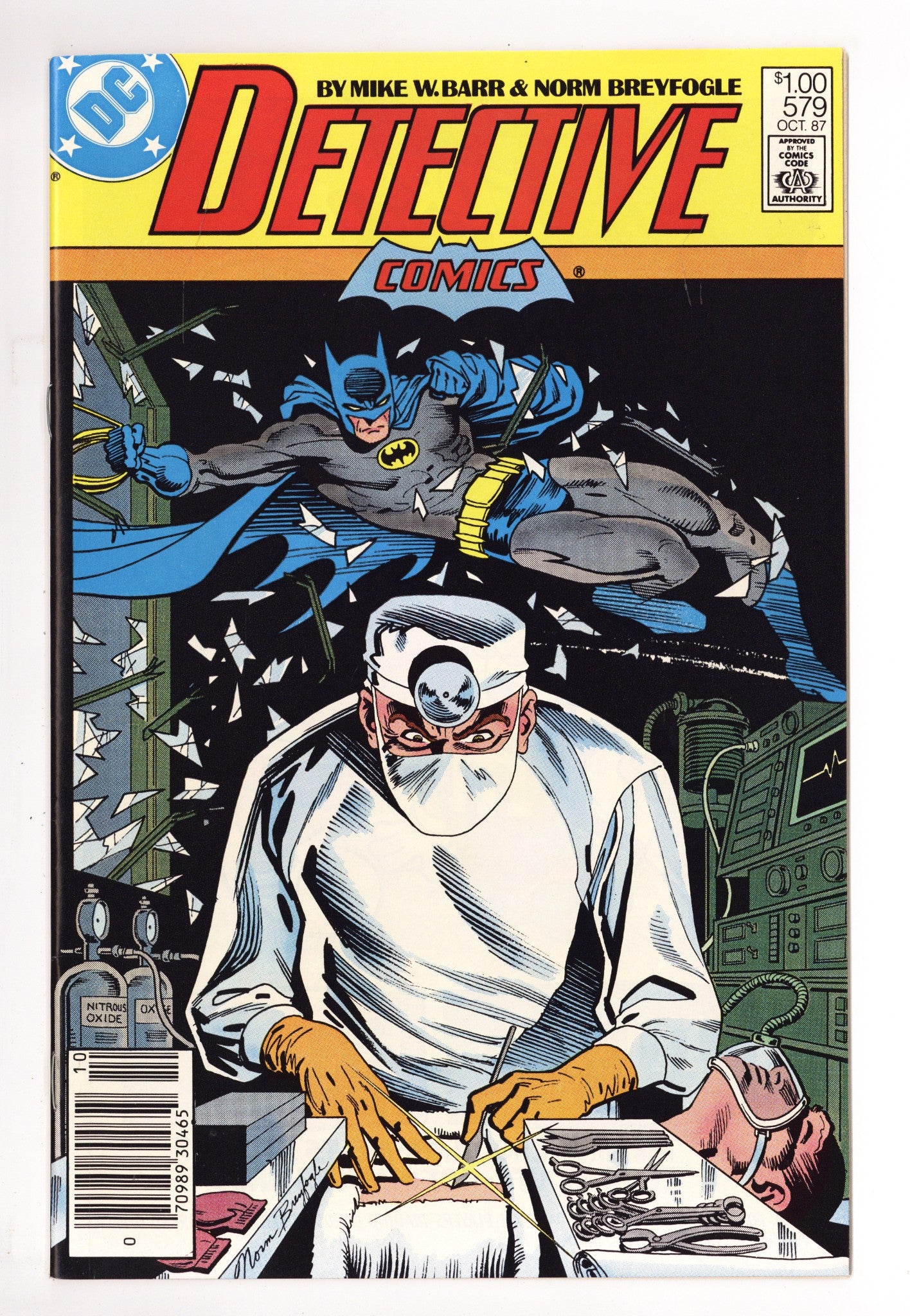 Detective Comics Vol 1 579 NM- (9.2) (1987) Canadian Price Variant 