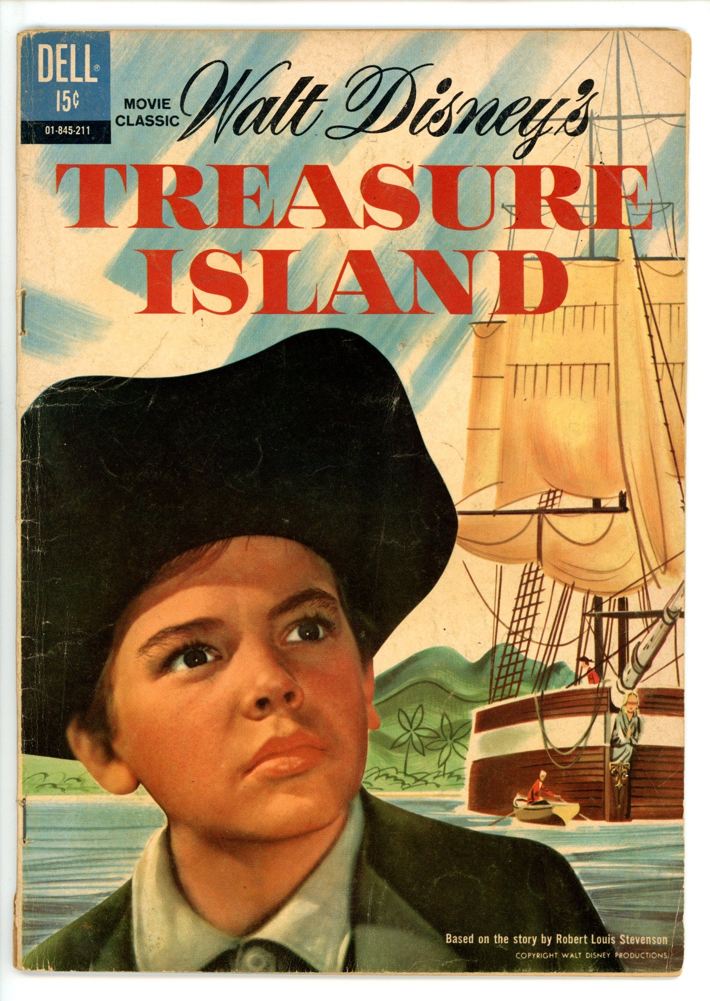 Walt Disney's Treasure Island 01-845-211 VG- (1962)
