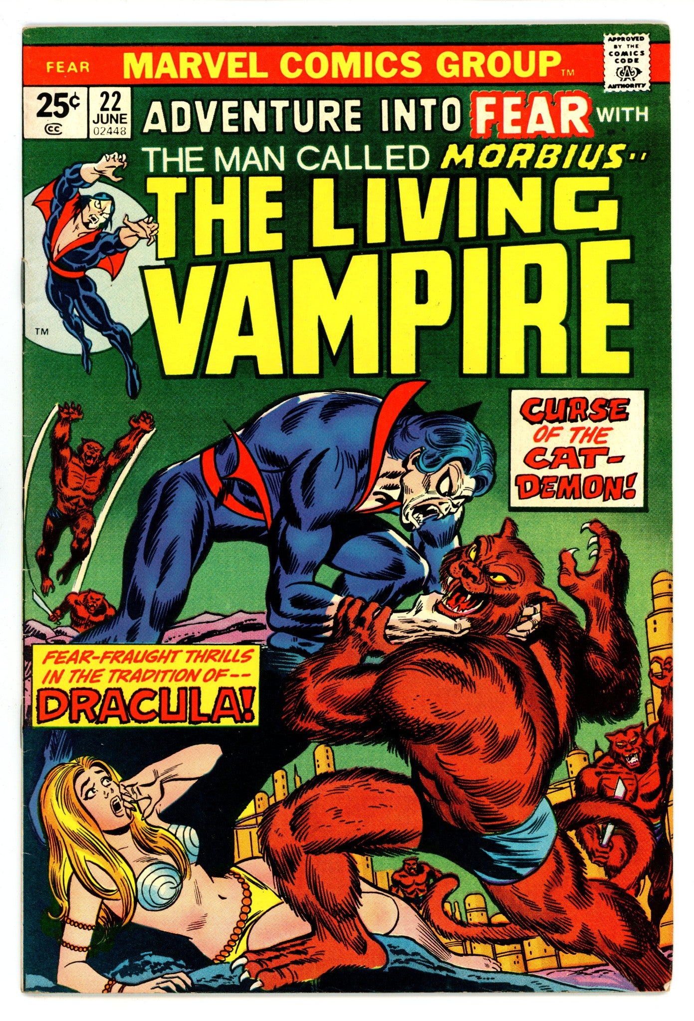 Fear 22 VF- (7.5) (1974) 