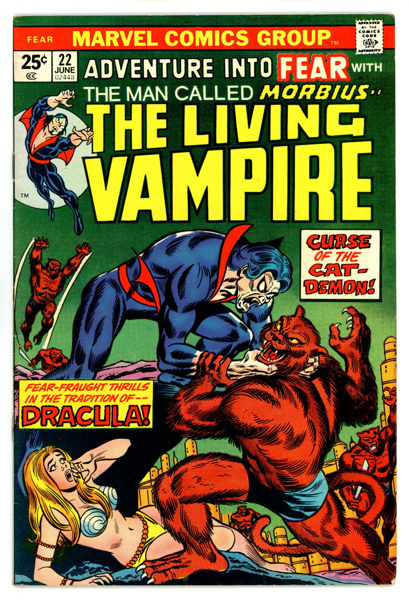 Fear 22 VF- (7.5) (1974) 