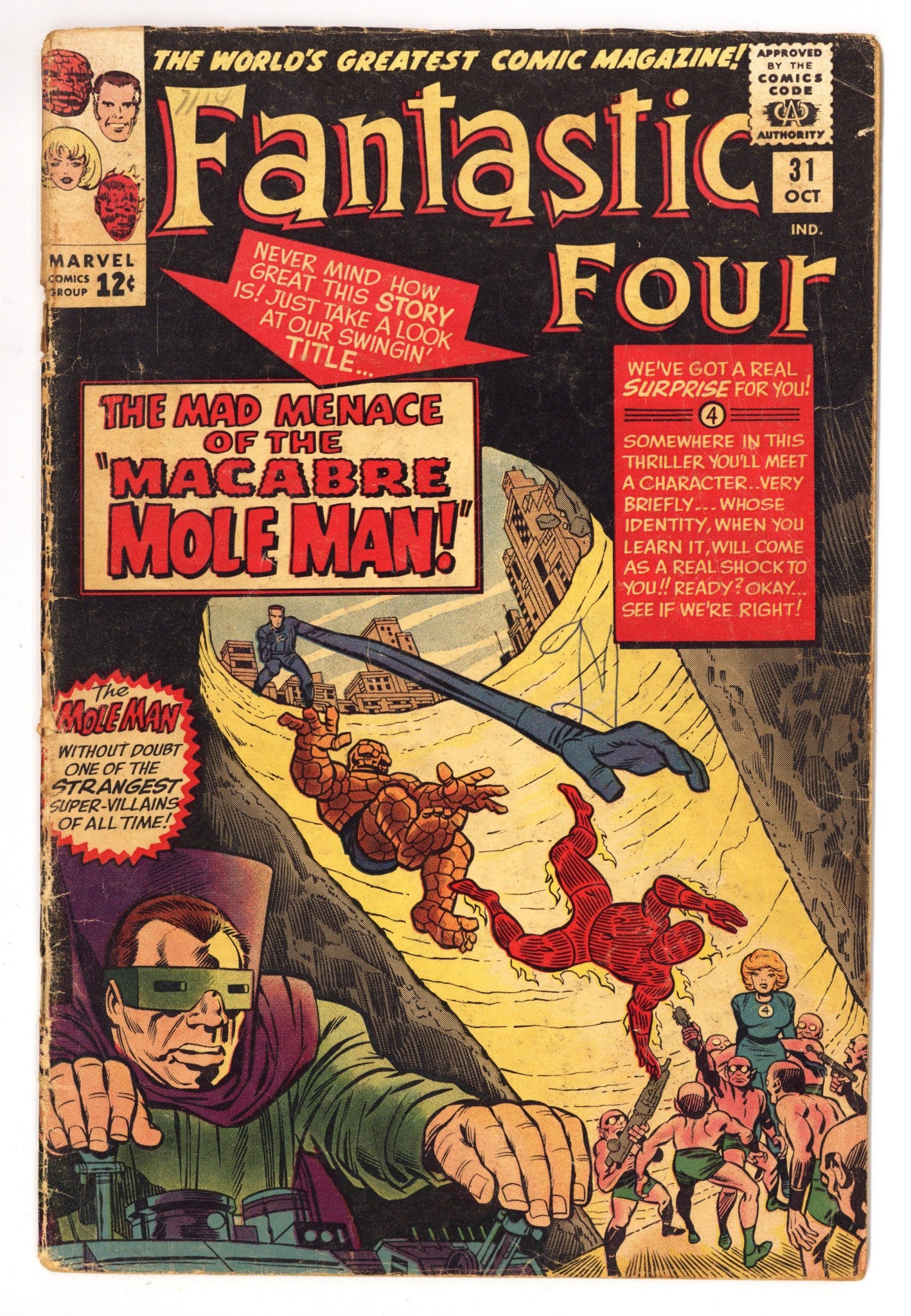 Fantastic Four Vol 1 31 GD/VG (3.0) (1964) 