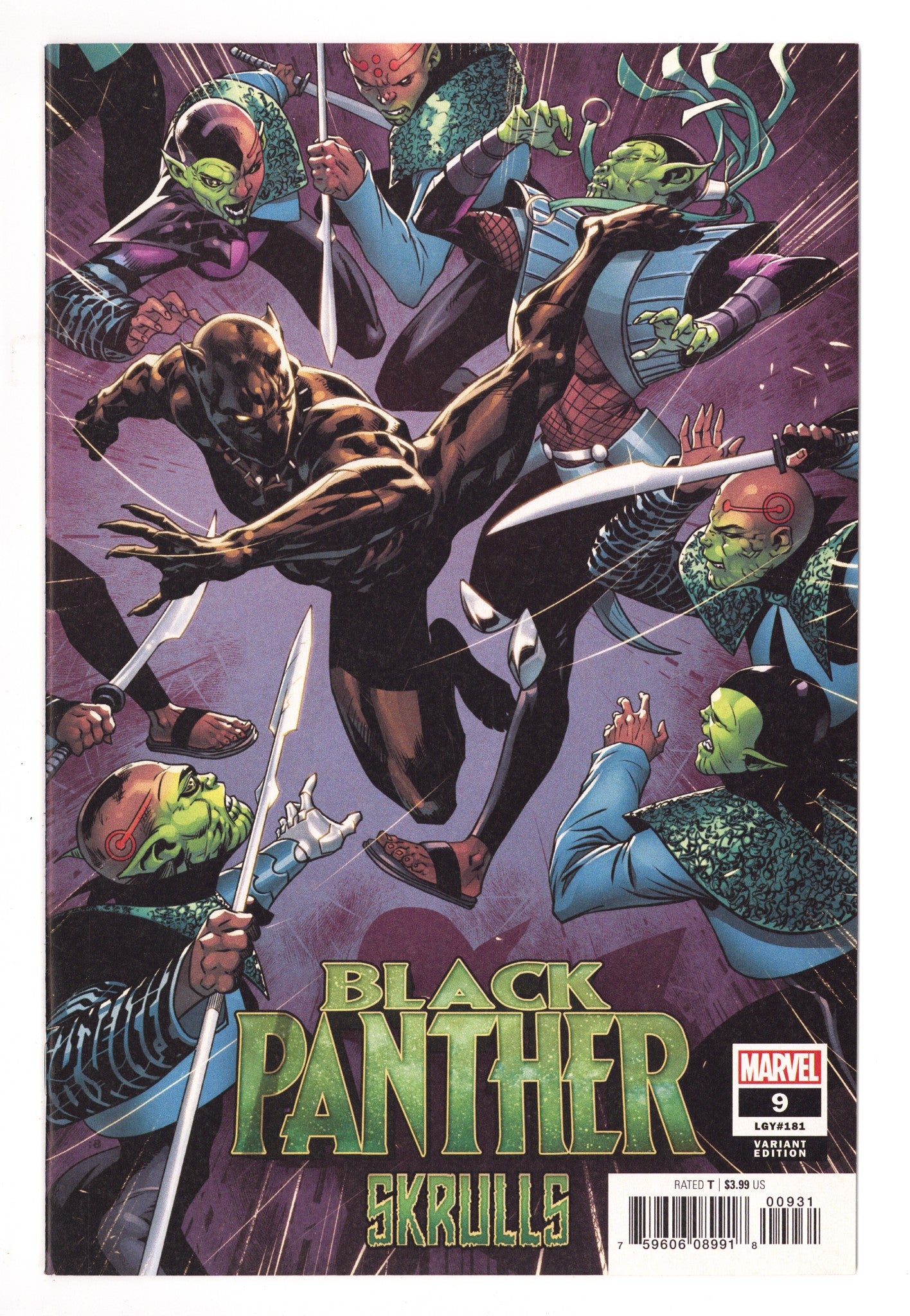 Black Panther Vol 7 9 (181) High Grade (2019) Benjamin Variant 