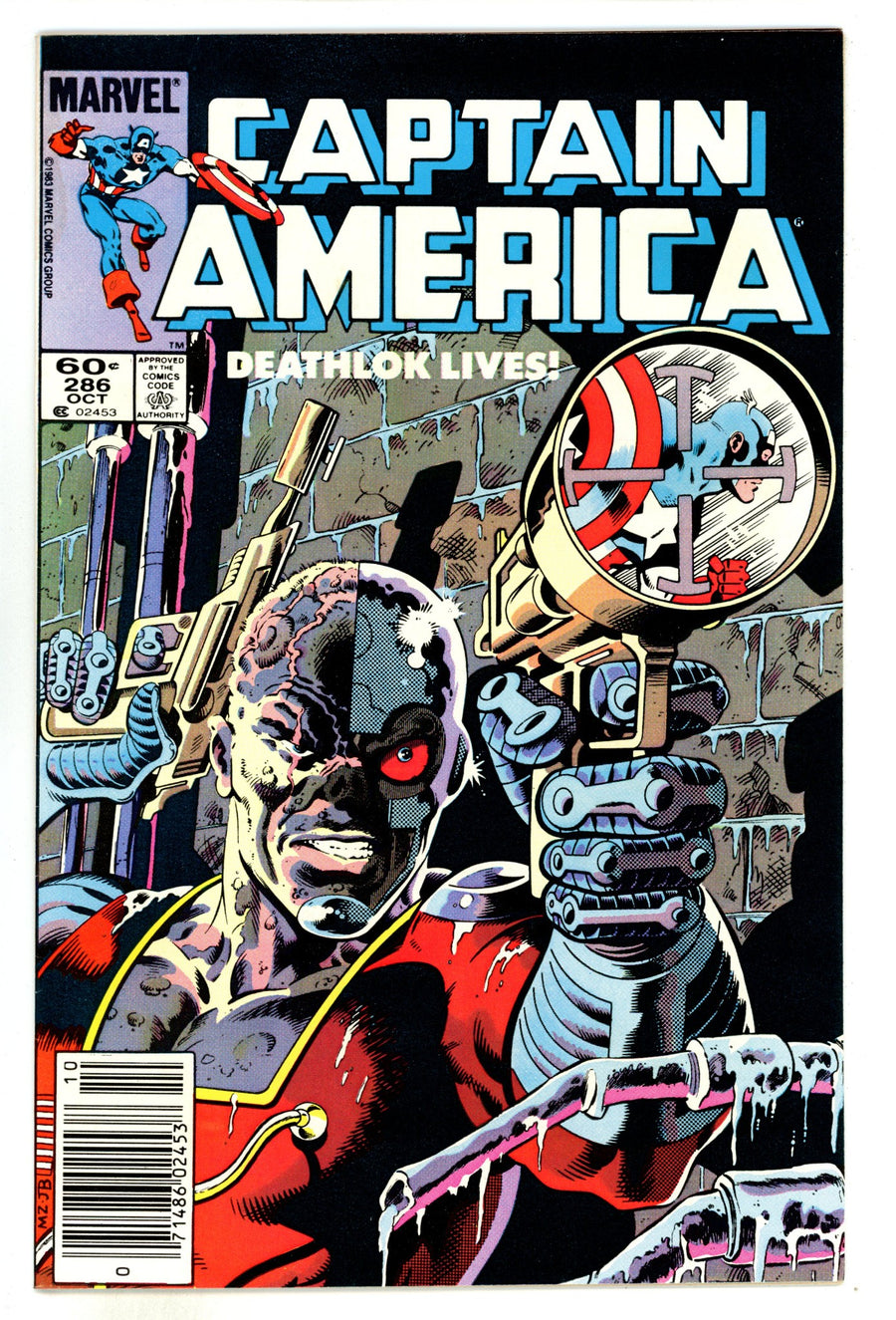 Captain America Vol 1 286  VG/FN (5.0)  (1983)  Newsstand  