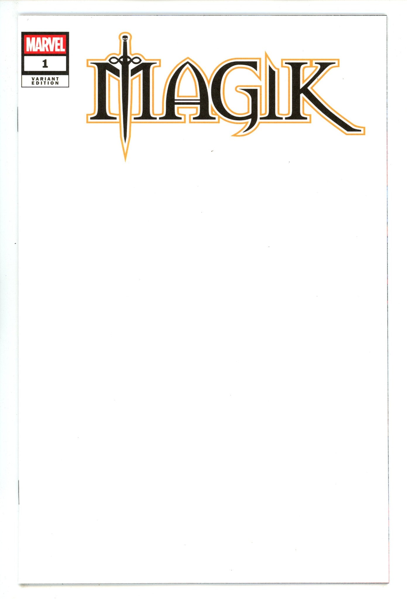 Magik Vol 2 1 2nd Print Blank Variant (2025)
