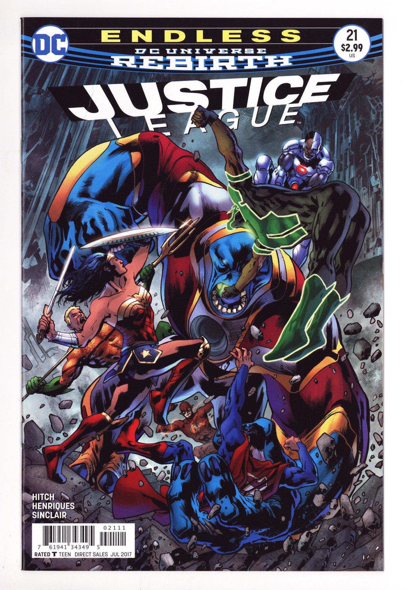 Justice League Vol 2 21 High Grade (2017) 