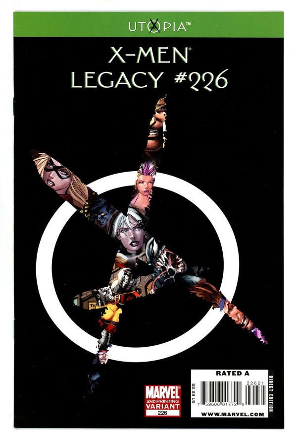 X-Men: Legacy Vol 1 226 NM- (9.2) (2009) 2nd Print