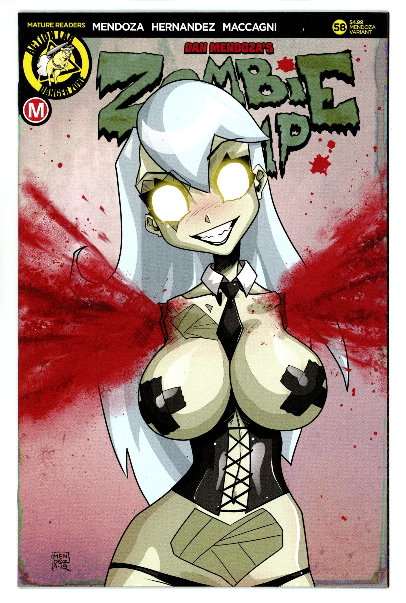 Zombie Tramp Vol 3 58 NM- (9.2) (2019) Mendoza Variant 
