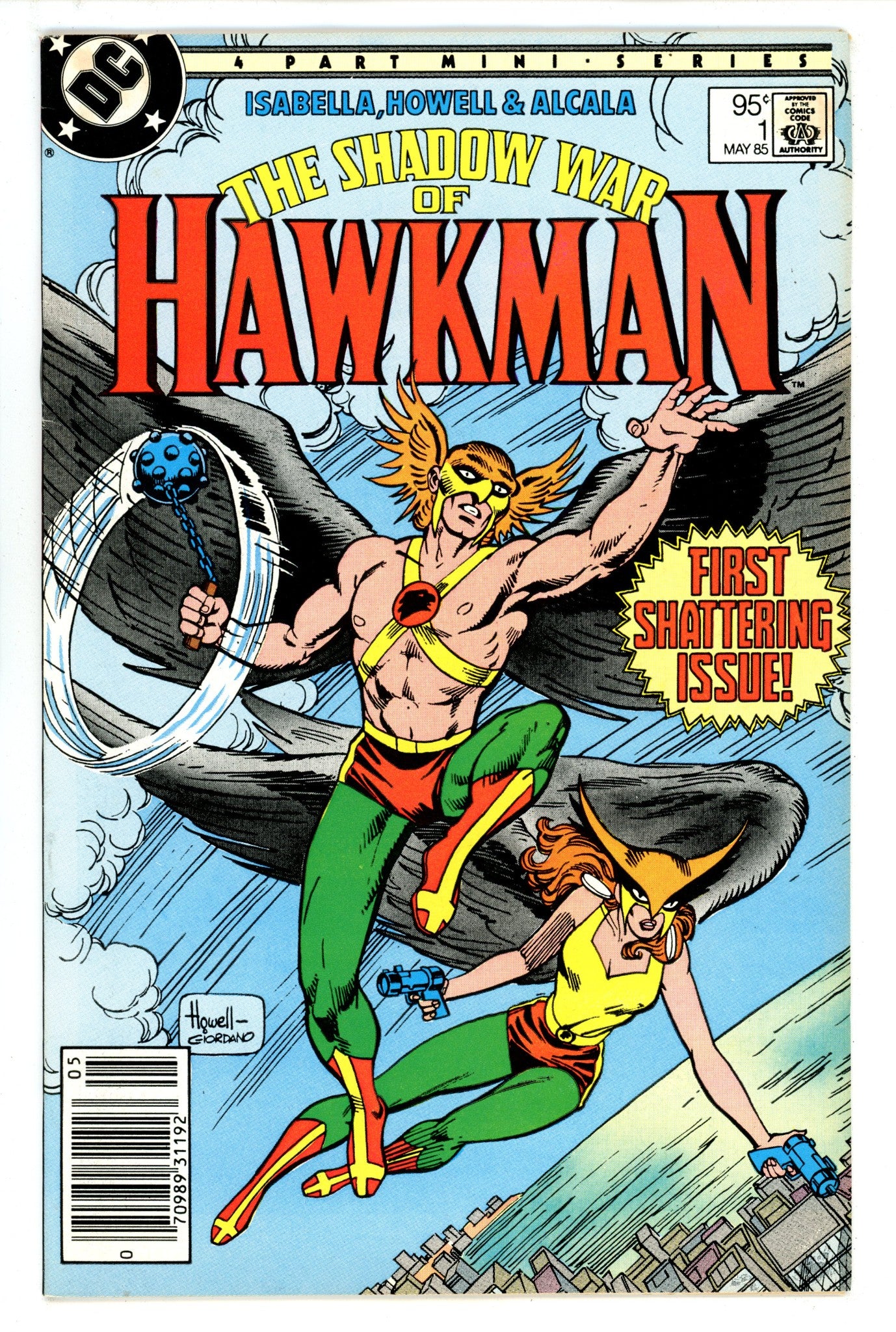The Shadow War of Hawkman 1 FN+ (6.5) (1985) Canadian Price Variant 