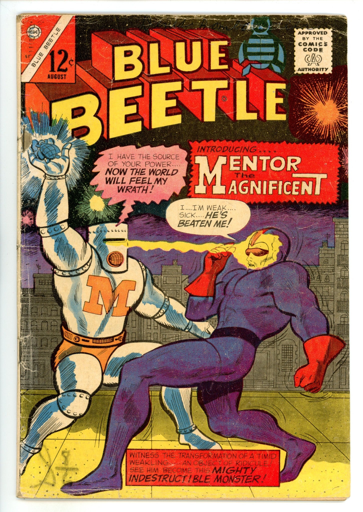 Blue Beetle Vol 5 51 GD+ (2.5) Interior Cover Taped (1965) 