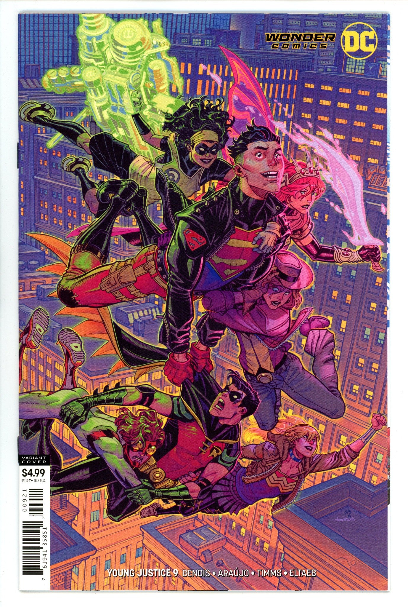 Young Justice Vol 3 9 High Grade (2019) Bradshaw Variant 