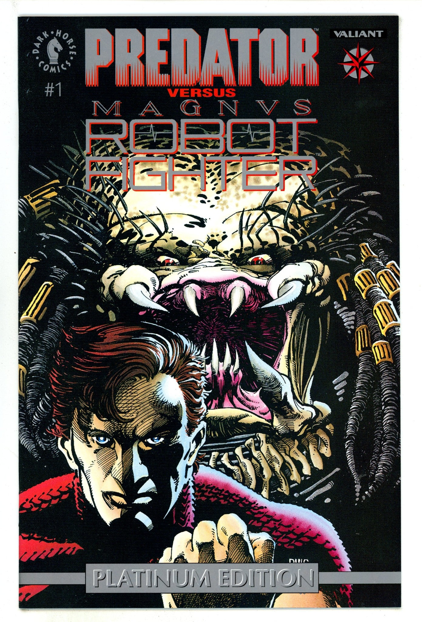 Predator vs. Magnus Robot Fighter 1 NM (9.4) (1992) Platinum Variant 