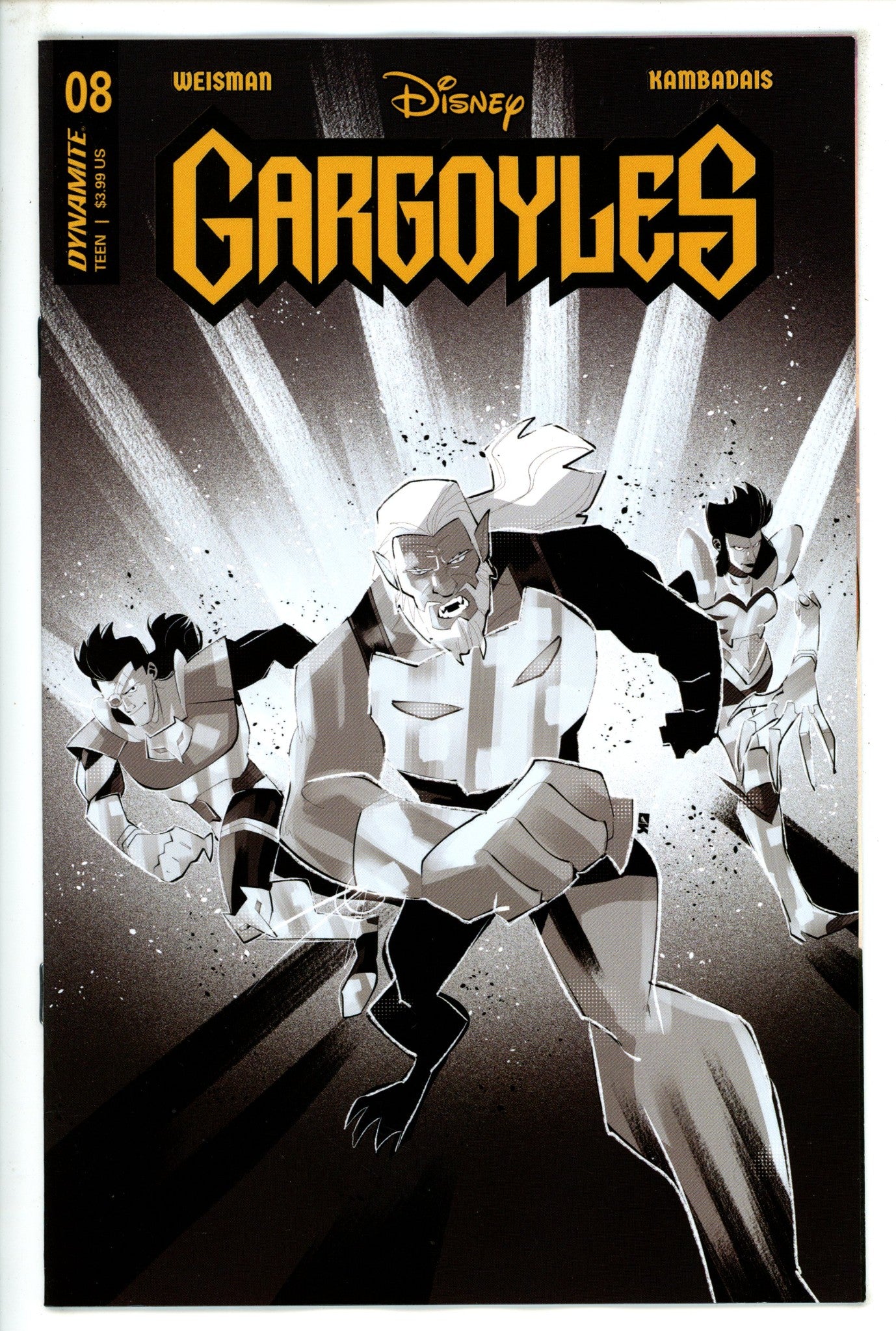 Gargoyles 8 Kambadais B&W Incentive Variant (2023)