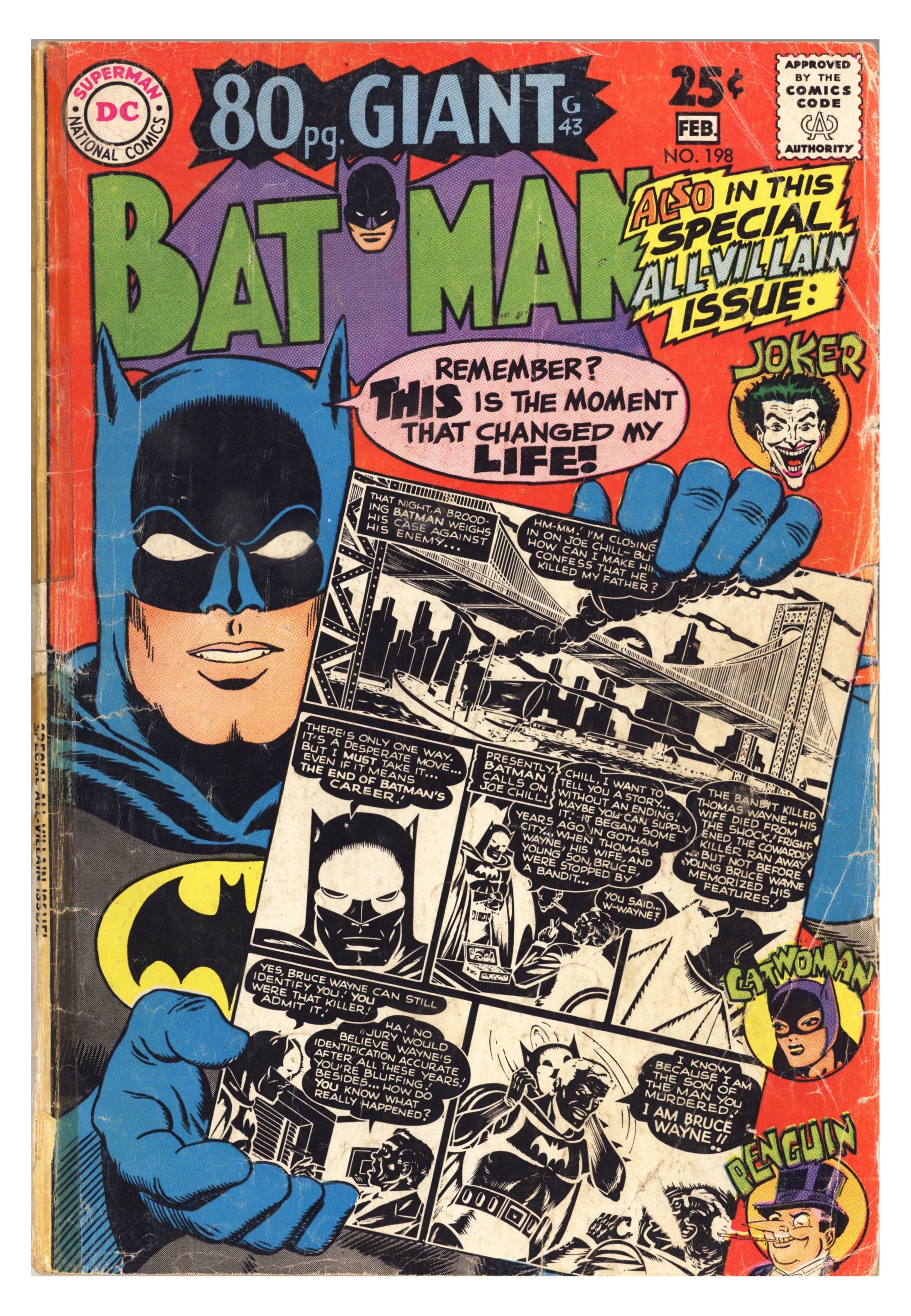 Batman Vol 1 198 GD (2.0) (1968) 
