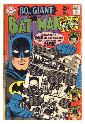 Batman Vol 1 198 GD (2.0) (1968)