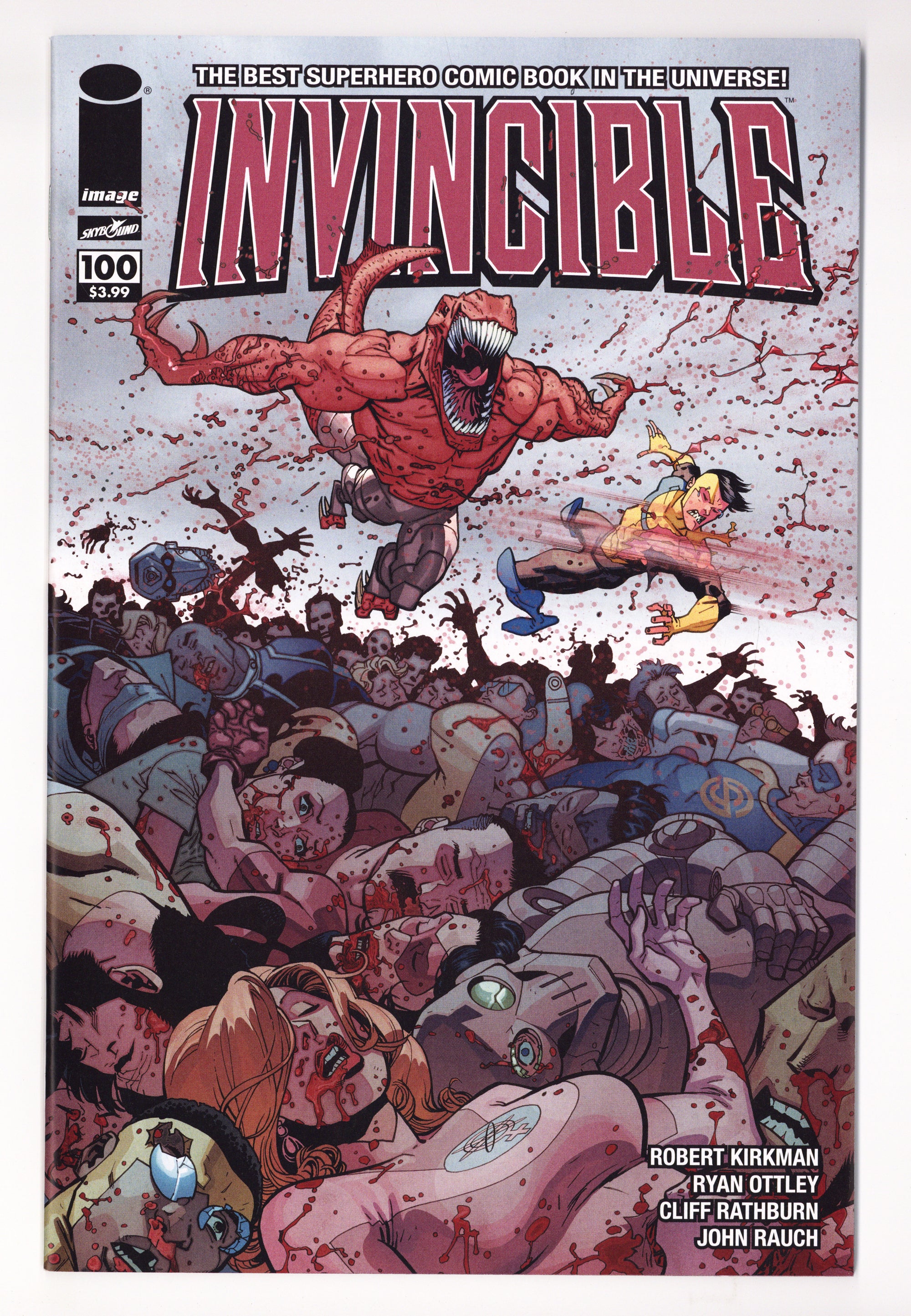 Invincible   100  NM- (9.2)   (2013) Ottley Wraparound   Variant  
