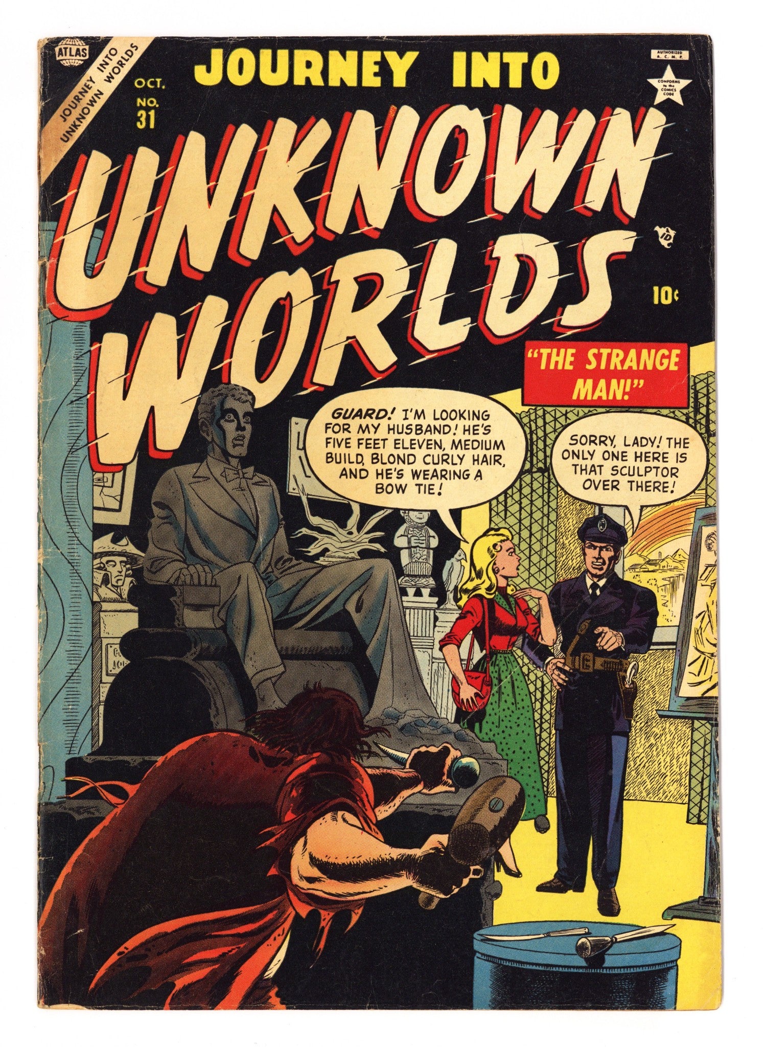 Journey into Unknown Worlds Vol 1 31 VG (4.0) (1954) 