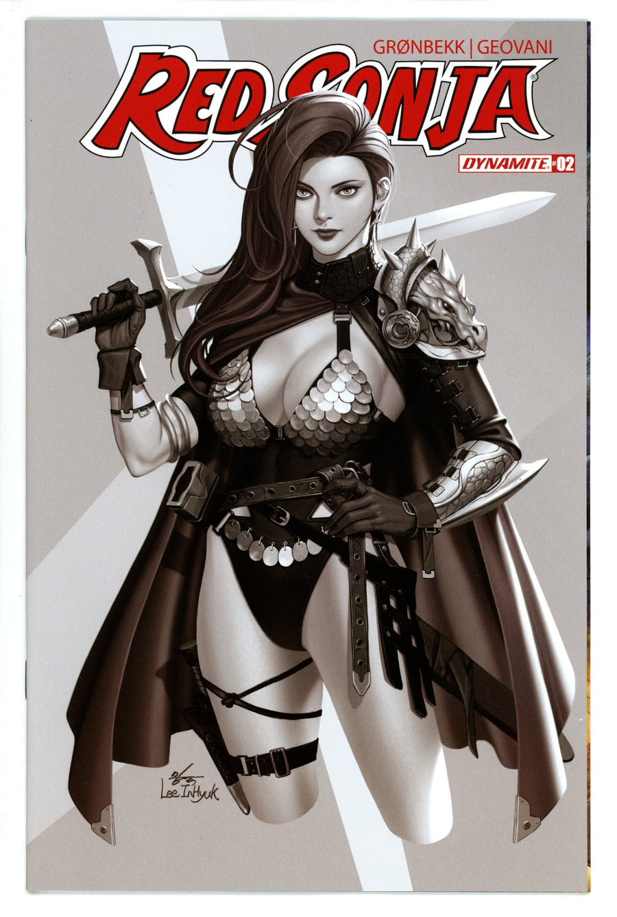 Red Sonja Vol 7 2 Lee B&W Variant (2023)