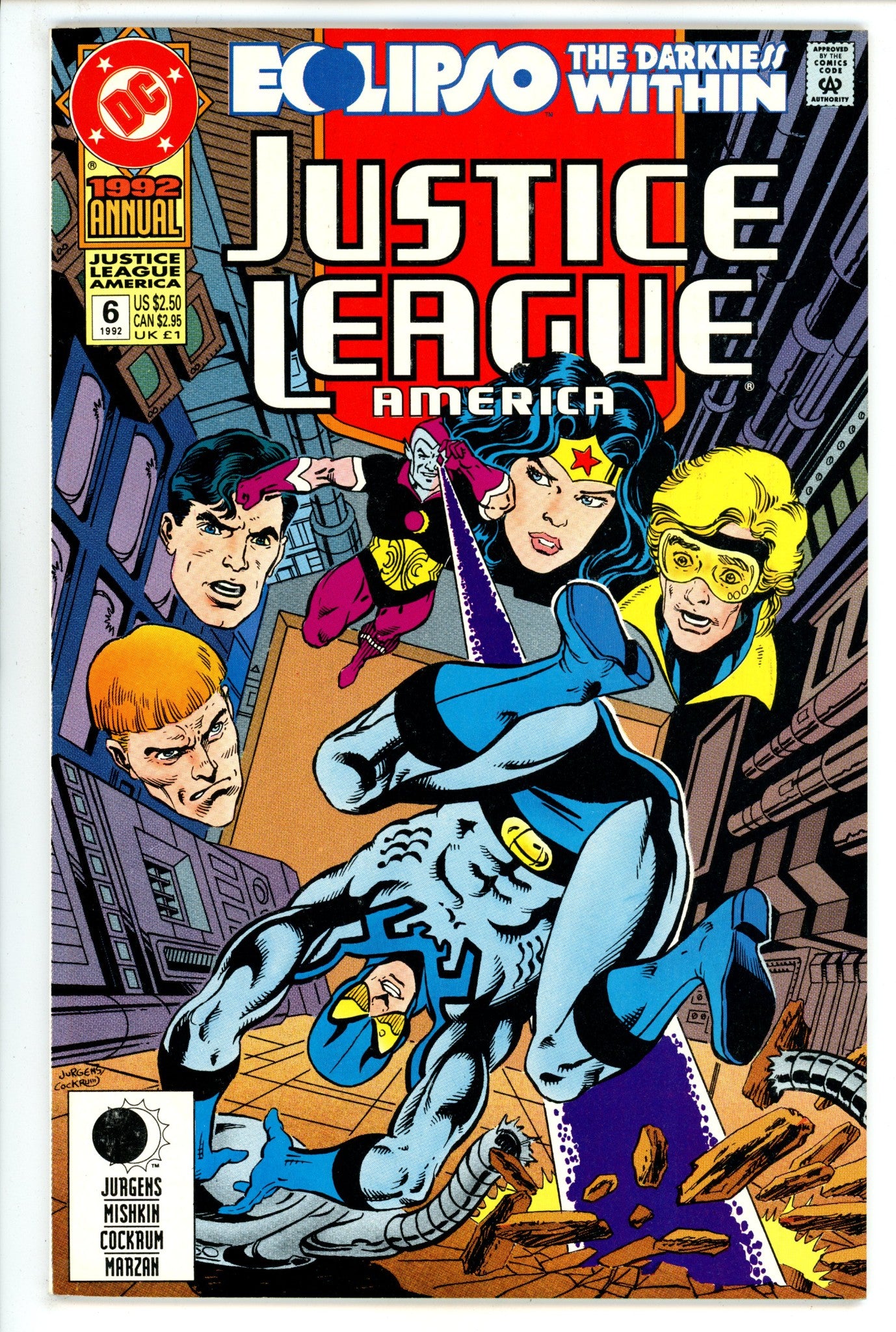 Justice League America Annual 6 High Grade (1992) 