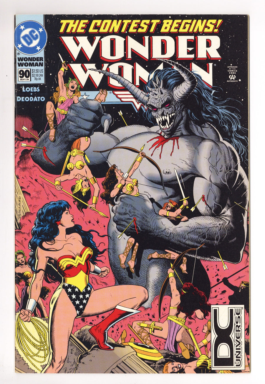 Wonder Woman Vol 2 90 FN/VF (7.0) (1994) DC Universe Logo 