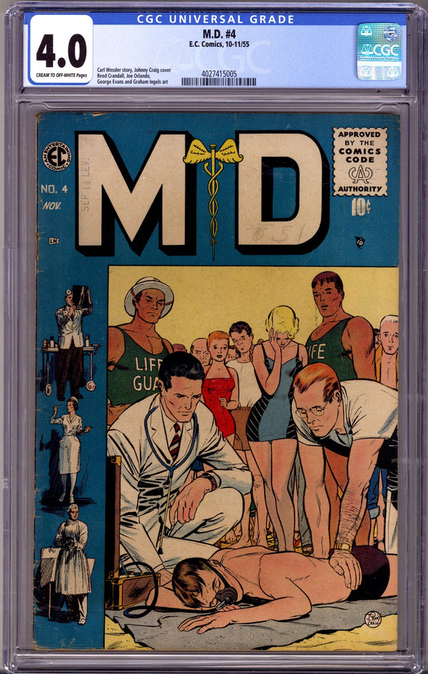 M.D. 4 CGC 4.0 (1955)