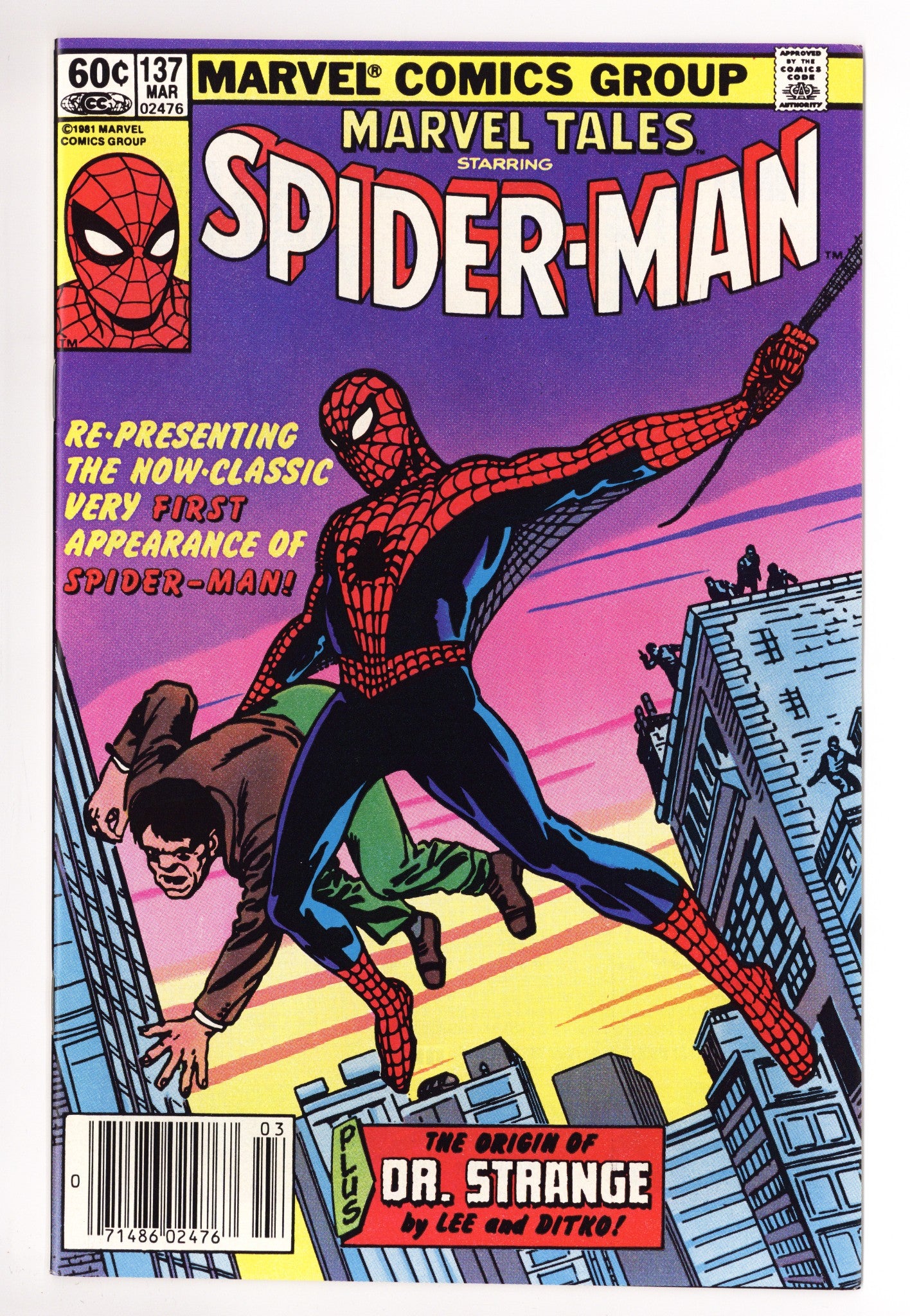 Marvel Tales Vol 2 137 NM- (9.2) (1982) Newsstand 