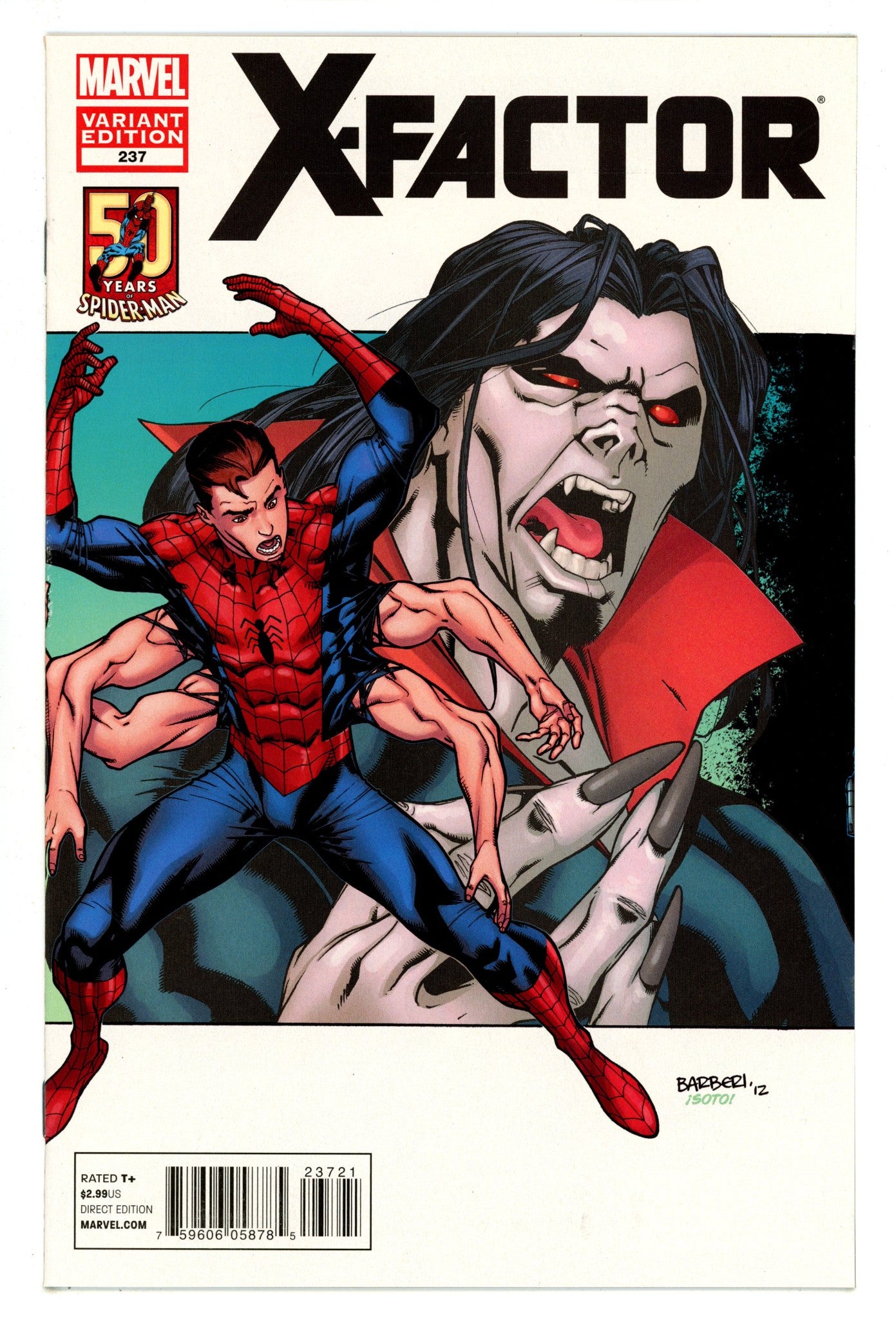 X-Factor Vol 3 237 NM- (9.2) (2012) Barberi Incentive Variant 