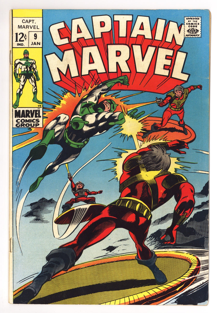 Captain Marvel Vol 1 9 FN- (5.5) (1969) 