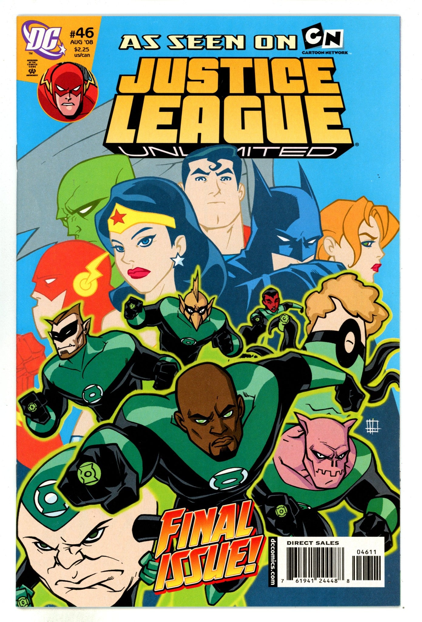 Justice League Unlimited Vol 1 46  VF/NM (9.0)   (2008)        