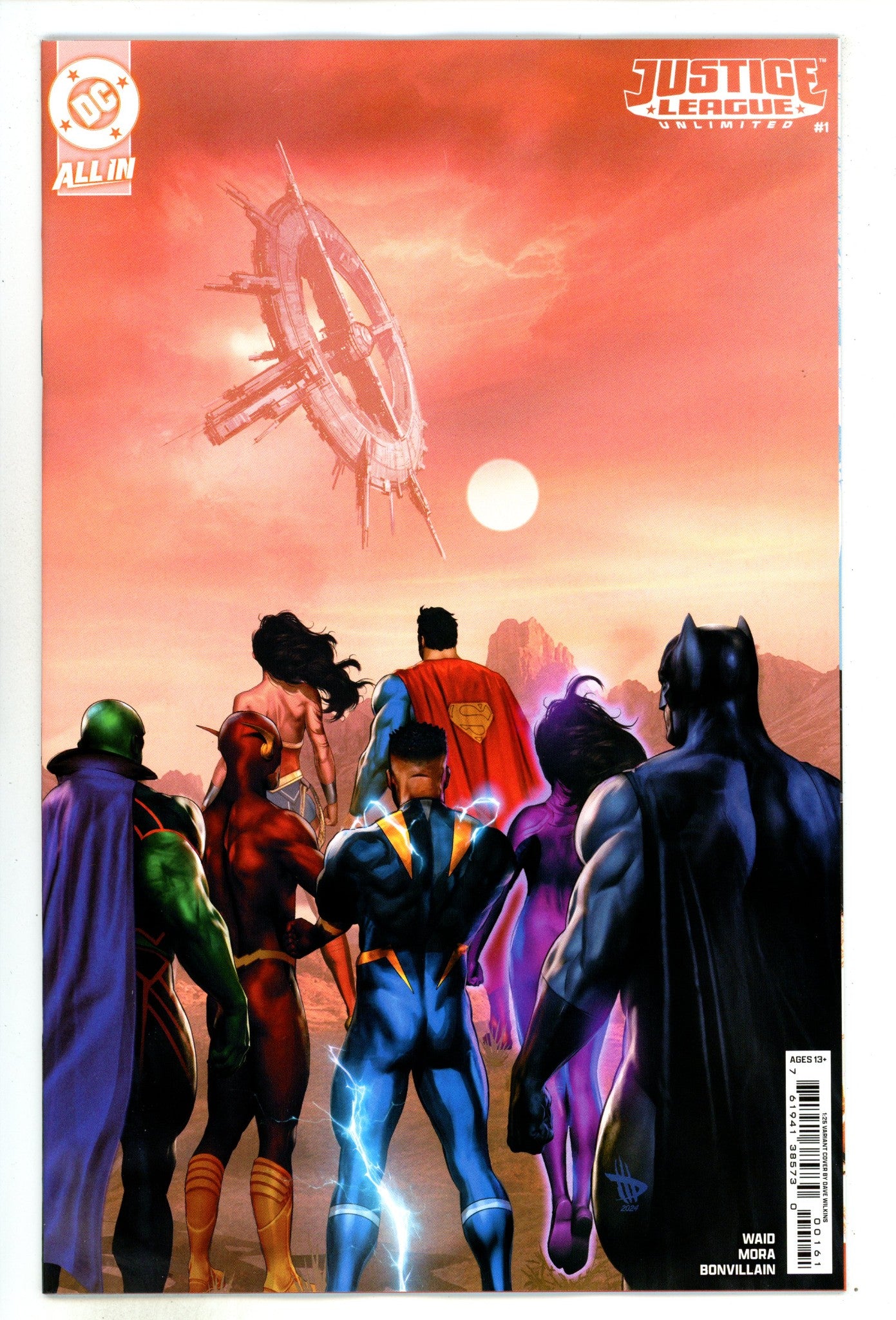 Justice League Unlimited Vol 2 1 Wilkins Incentive Variant NM- (2024)