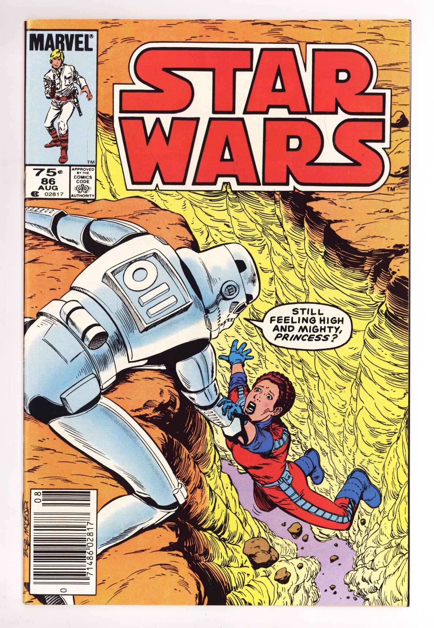 Star Wars Vol 1 86 VF/NM (9.0) (1984) Canadian Price Variant 