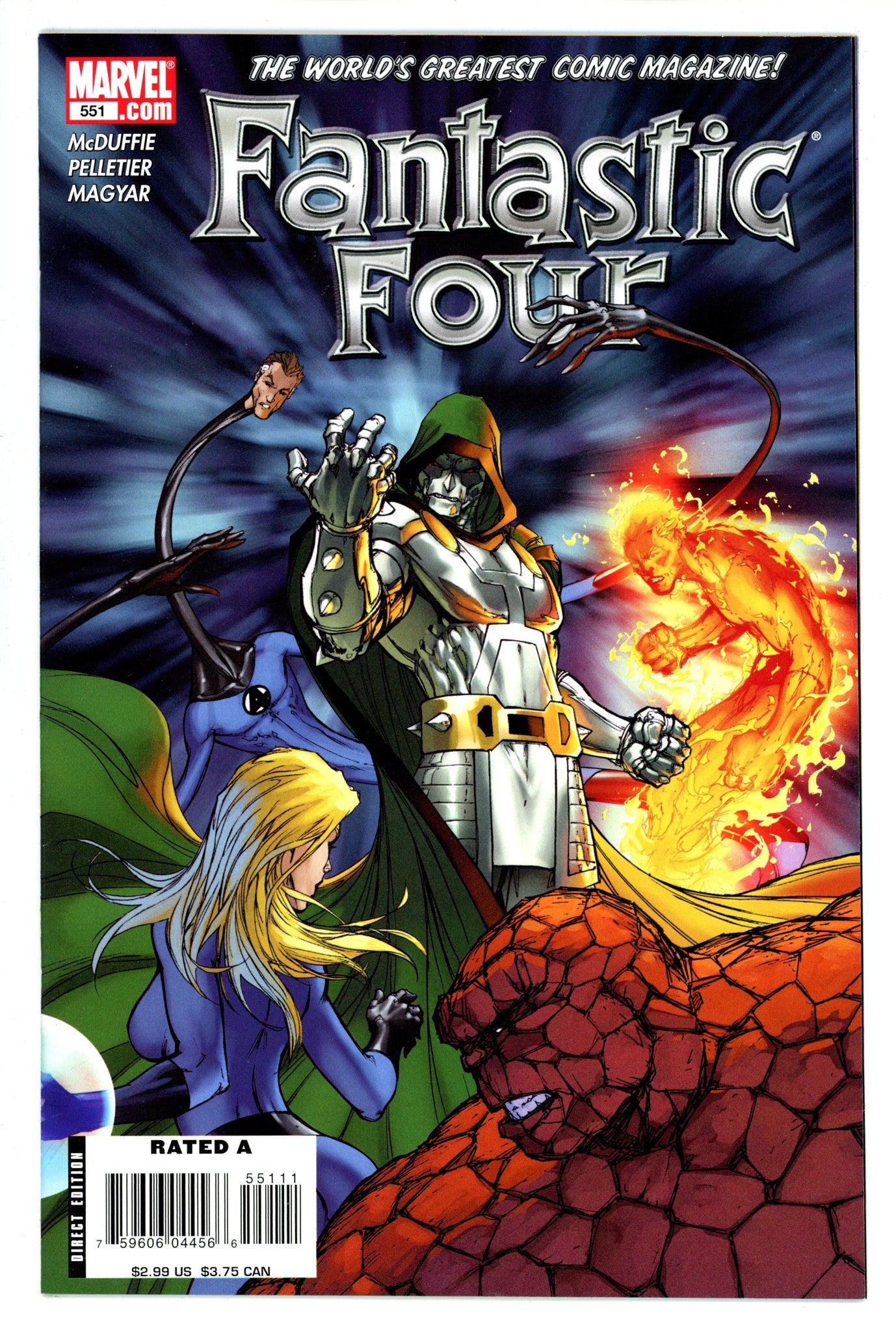 Fantastic Four Vol 3 551 High Grade (2008) 
