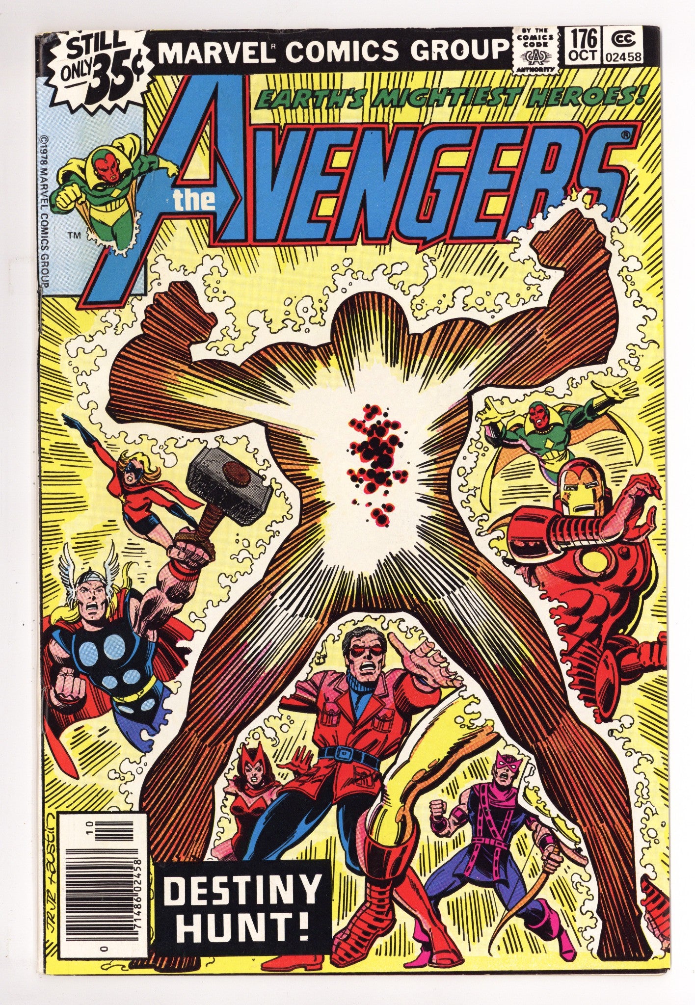 The Avengers Vol 1 176 Low Grade (1978) 
