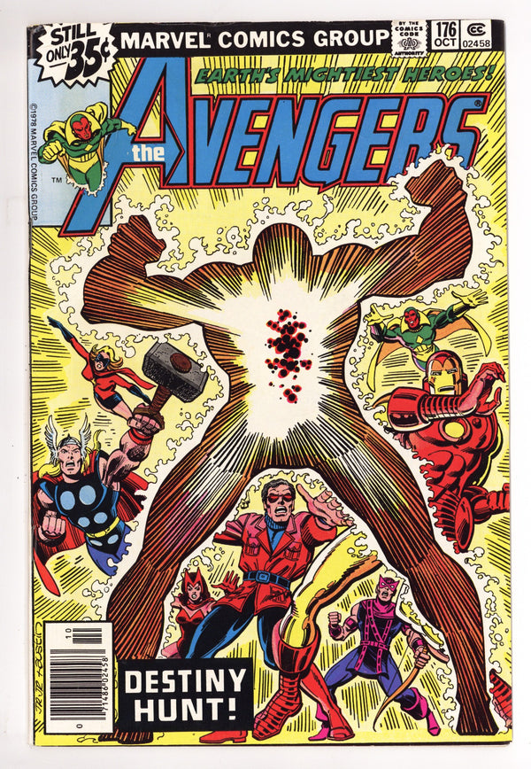 The Avengers Vol 1 176 Low Grade (1978)